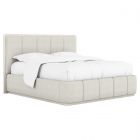 A.R.T. Furniture Ashlar King Upholstered Panel Bed in Bisque, Ecru (AAF)