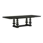 A.R.T. Furniture Atrium Rectangular Dining Table in Hand Rubbed Black with Undertones of Brown
