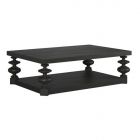 A.R.T. Furniture Atrium Coffee Table in Hand Rubbed Black with Undertones of Brown