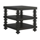 A.R.T. Furniture Atrium End Table in Hand Rubbed Black with Undertones of Brown (AAF)