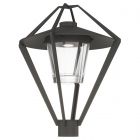 Hubbardton Forge Stellar Post Light in Coastal Natural Iron, Clear Glass (ZM)