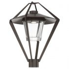 Hubbardton Forge Stellar Post Light in Coastal Bronze, Clear Glass (ZM)