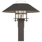Hubbardton Forge Henry Outdoor Post Light in Coastal Dark Smoke 344227-1073