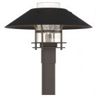 Hubbardton Forge Henry Outdoor Post Light in Coastal Dark Smoke 344227-1071