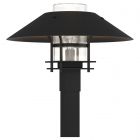 Hubbardton Forge Henry Outdoor Post Light in Coastal Black 344227-1001