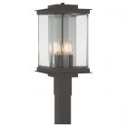 Hubbardton Forge Kingston Outdoor Post Light in Coastal Oil Rubbed Bronze 344840-1021