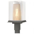Hubbardton Forge Polaris Outdoor Post Light in Coastal Natural Iron 344850-1003