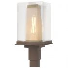 Hubbardton Forge Polaris Outdoor Post Light in Coastal Bronze 344850-1008