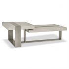 Bernhardt Tempo Cocktail Table with Aluminum Base