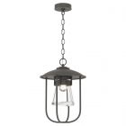 Hubbardton Forge Erlenmeyer Outdoor Pendant in Coastal Natural Iron