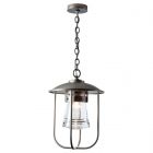 Hubbardton Forge Erlenmeyer Outdoor Pendant in Coastal Dark Smoke