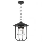 Hubbardton Forge Erlenmeyer Outdoor Pendant in Coastal Black