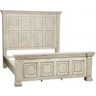 Liberty Furniture Big Valley California King Panel Bed in Whitestone