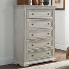 Liberty Furniture Big Valley 5 Drawer Chest in Whitestone
