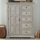 Liberty Furniture Big Valley Door Chest in Whitestone
