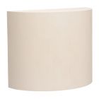 Chelsea House Elizabeth Wicker Daily Demilune Table - Cream
