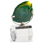 Chelsea House Misc Small Agate On Stand - Green