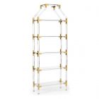 Chelsea House Gainsboro Etagere - Brass