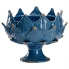 Chelsea House Leaf Vase - Blue (Dropshippable)