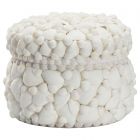 Chelsea House Round White Shell Box (Dropshippable)
