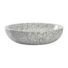 Chelsea House Misc Crackled Bowl - Black/White