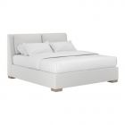 A.R.T. Furniture Grant Pillow Track King Upholstered Bed in Snow (AAF)