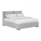 A.R.T. Furniture Grant Pillow Track King Upholstered Bed in Aluminum (AAF)