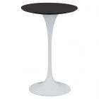Fairfield Chair Massimo Laminate 26" Bar Height Table with Tulip Base in Midnight/Blanca