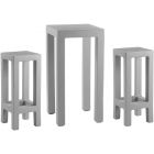 Vondom Jut Basic Bar Set in Steel