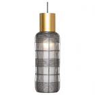 Oggetti Schema Slim Pendant, Dark Grey/Gold