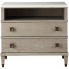 Universal Furniture Playlist Two Drawer Nightstand in Smoke (CL1A) - CLEARANCE SALE