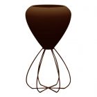 Vondom Pal 41.25"H Basic Planter in Bronze