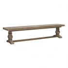 Classic Home Caleb 83" Bench Desert Gray