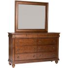 Liberty Furniture Rustic Traditions Dresser & Mirror (589-BR-DM)