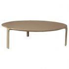 Oggetti Libro Round Cocktail Table, Taupe