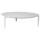 Oggetti Libro Round Cocktail Table, White