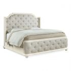 Hooker Furniture Traditions California King Uph Panel Bed in White