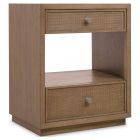 Hooker Furniture Sonnet Two-Drawer Nightstand in Wren