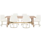 Essentials For Living Traditions Klein Dining Set 6011.LPPRL-BGLD