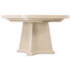 Hooker Furniture Westwood Round Dining Table with One 20-inch Leaf in Polished Limestone