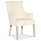 Hooker Furniture Westwood Upholstered Arm Chair in Polished Limestone