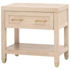 Essentials For Living Traditions Stella 1-Drawer Nightstand in Light Honey Oak (Dropshippable)
