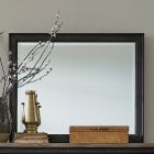 Liberty Furniture Americana Farmhouse Landscape Mirror in Black