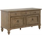 Liberty Furniture Americana Farmhouse Credenza in Dusty Taupe