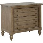 Liberty Furniture Americana Farmhouse Lateral File Cabinet in Dusty Taupe