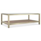 Hooker Furniture Melange Cocktail Table in Silver