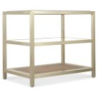 Hooker Furniture Melange End Table in Silver