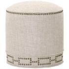 Essentials For Living Essentials Marlow Round Footstool in Bisque French (Dropshippable)