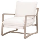 Essentials For Living Stitch & Hand Hamlin Club Chair - Boucle Snow, Natural Gray Oak