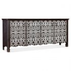 Hooker Furniture Americana Entertainment Credenza with 2 Shelves in Molasses